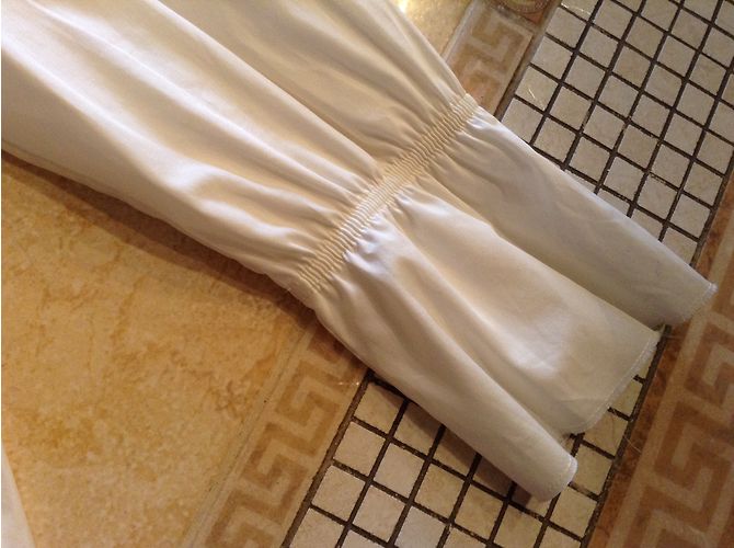 Top de popelina Maison Martin Margiela Blanco Algodón M - vista 4