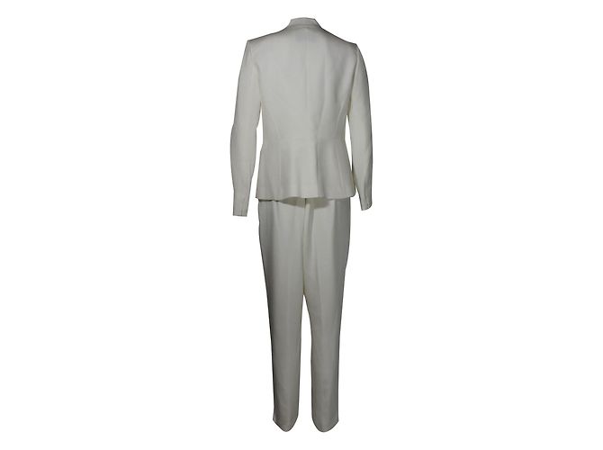Conjunto de calça Max & Moi em seda creme Cru - vista 4