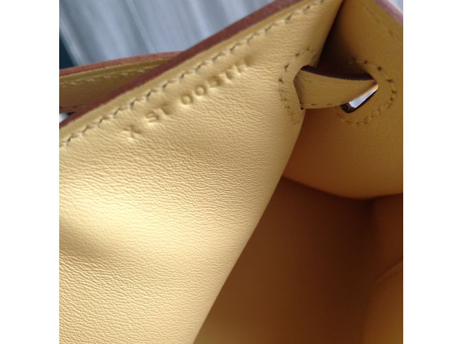 Kelly Hermès Bolsos de embrague Amarillo - vista 11