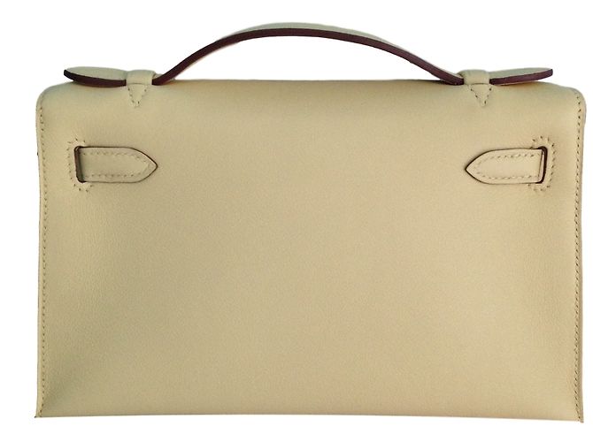 Kelly Hermès Bolsos de embrague Amarillo - vista 2