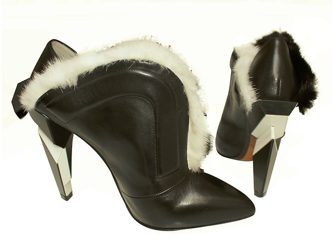 Fendi Bottines à fourrure - vue 4