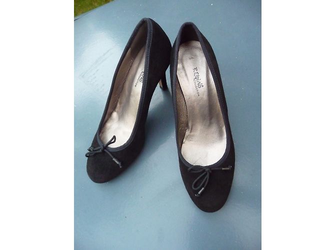 Autre Marque Décolleté Reqins in scamosciato nero 37 - vista 6