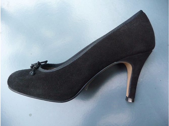 Autre Marque Décolleté Reqins in scamosciato nero 37 - vista 7