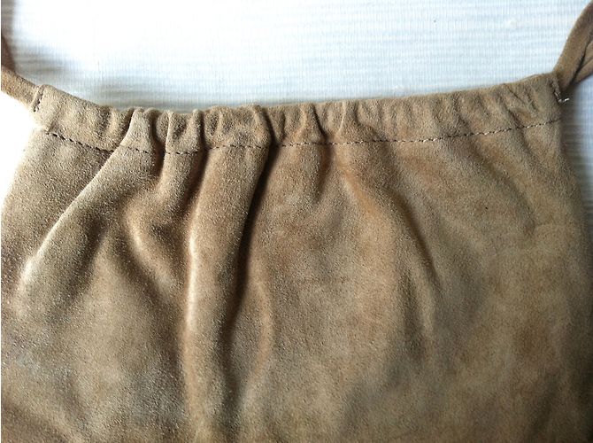 Autre Marque Coccinelle Borsa in Scamosciato Beige - vista 4