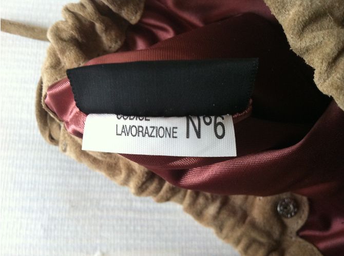Autre Marque Coccinelle Borsa in Scamosciato Beige - vista 8