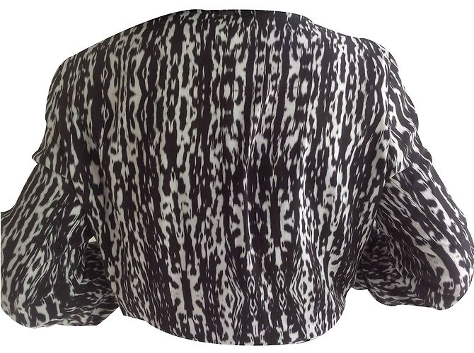 Ikks Teddy Jacke Zebra Print Viskose 36 Zebra-druck - Ansicht 2