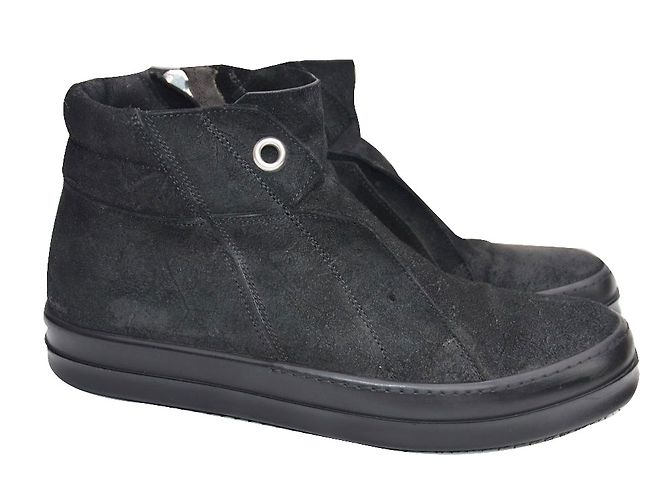 Rick Owens Rick ist aw15 Insel Dunk in Schwarz - Ansicht 2