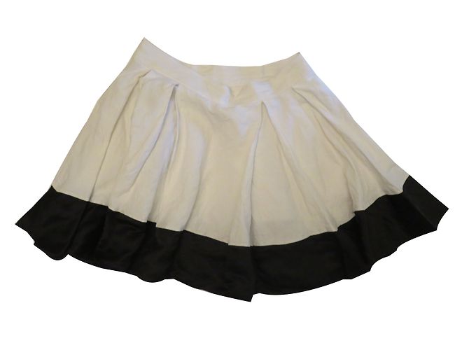 Saia Alexander Wang de algodão branco - vista 2
