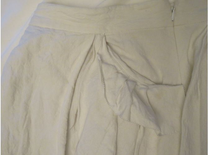 Saia Alexander Wang de algodão branco - vista 8