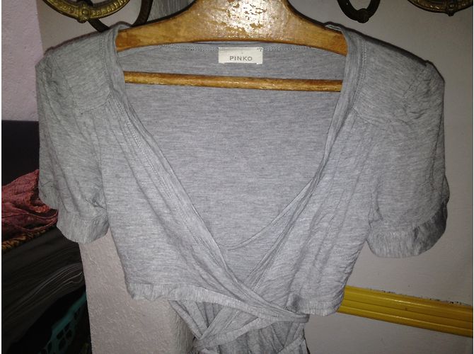 Vestido Pinko gris talla 36 - vista 3