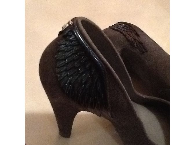 Melissa High Heels Grau aus Gummi Größe 37 - Ansicht 4