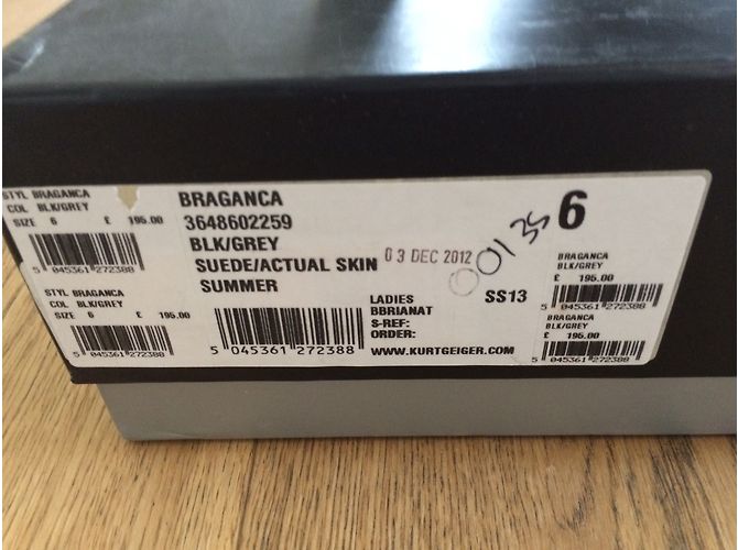 Sandali Brian Atwood Braganca in pelle di serpente neri Nero - vista 10