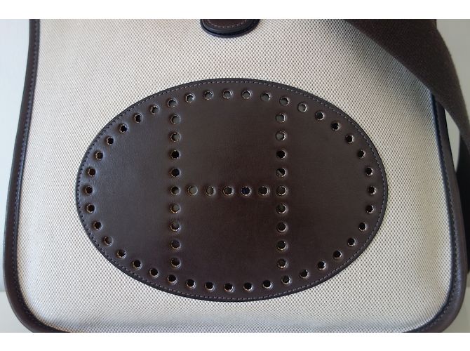 Hermès SAC HERMES EVELYNE II Marrone - vista 5