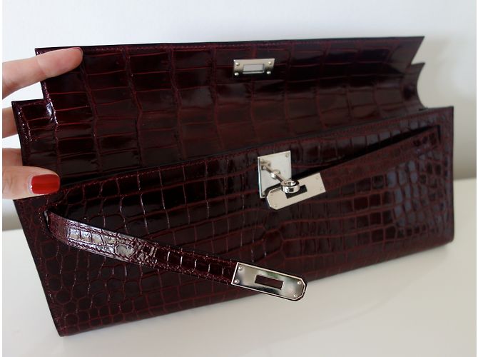 Kelly Hermès Bolsos de embrague Burdeos - vista 3