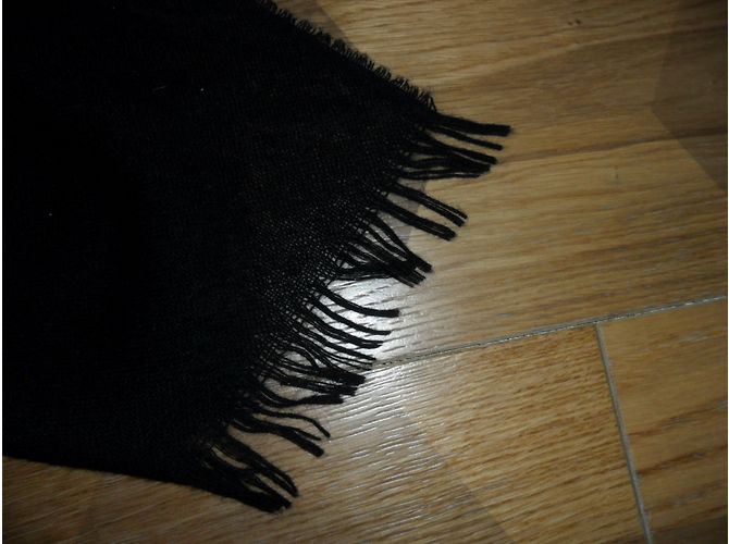 Sciarpa Malo in puro cashmere nero - vista 4