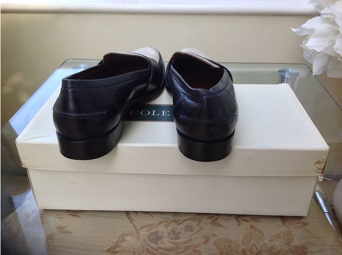 COLE HAAN Mocassini Penny Bicolor in bianco e nero Multicolore - vista 4