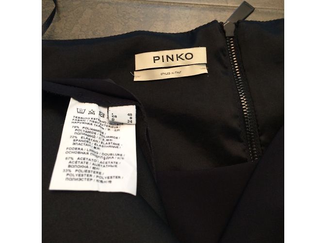Vestido negro de neopreno Pinko - Ansicht 8