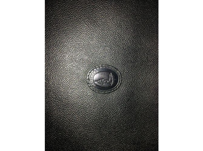 Pochette Trussardi in pelle nera Nero - vista 2