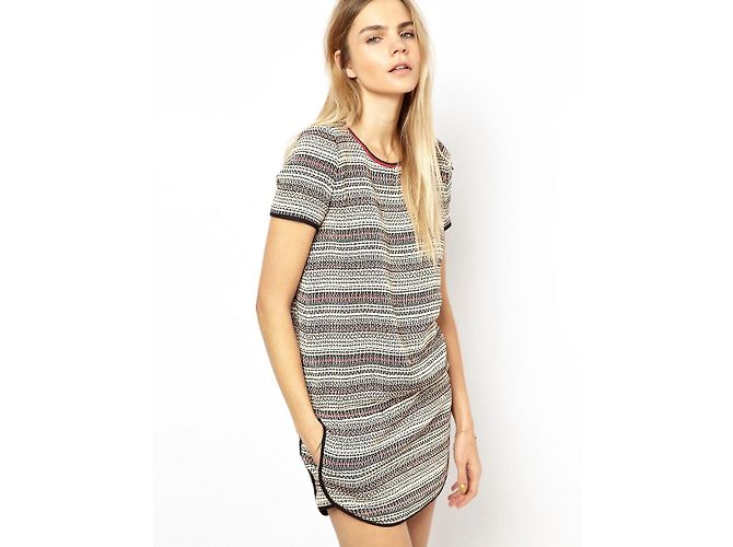 Vestido Bash en punto texturizado - vista 2