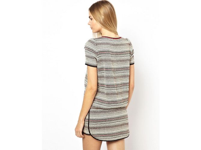 Vestido Bash en punto texturizado - vista 3