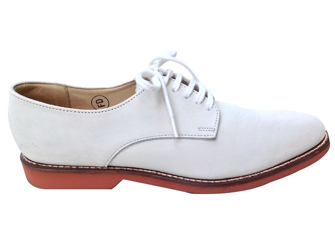 COLE HAAN Suede Bucks Flats Aus weiß - Ansicht 2