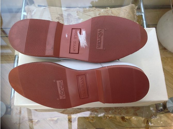 COLE HAAN Suede Bucks Flats Aus weiß - Ansicht 5