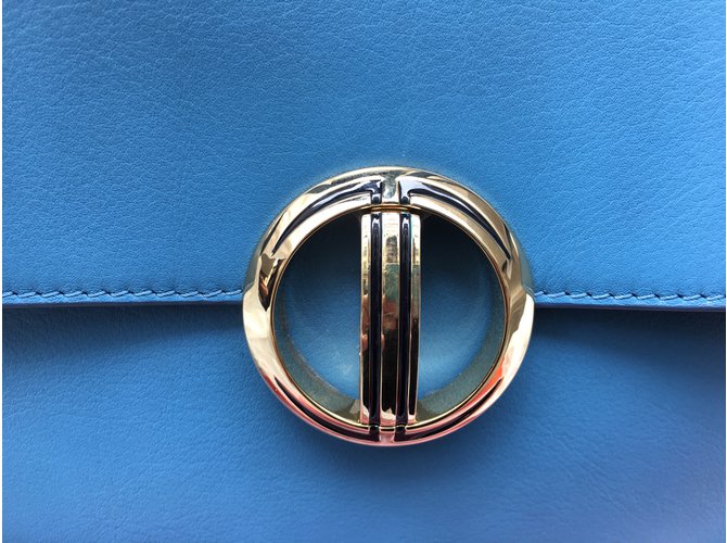 Borsa media Davidoff Gina Blu - vista 3