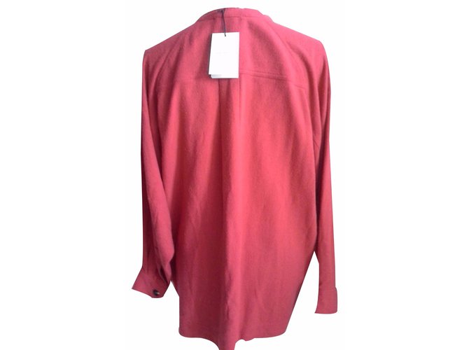 Top de seda roja Isabel Marant - vista 2