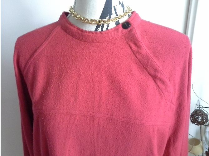 Top de seda roja Isabel Marant - vista 3