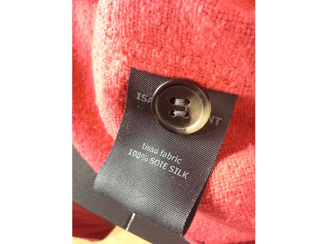 Top de seda roja Isabel Marant - vista 5