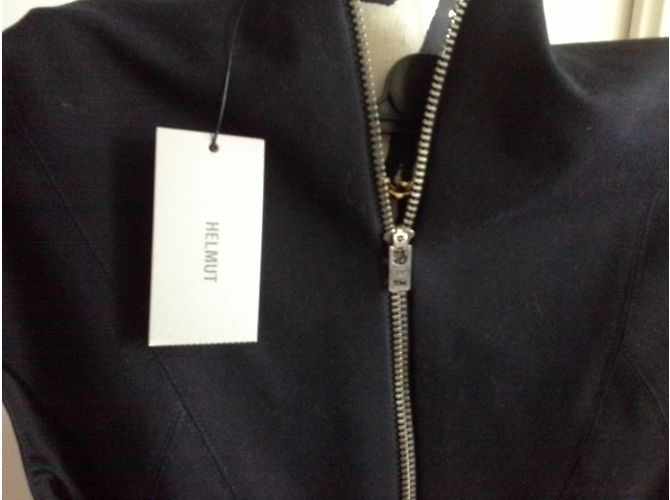 Helmut Lang Kleid Schwarz Baumwolle - Ansicht 3