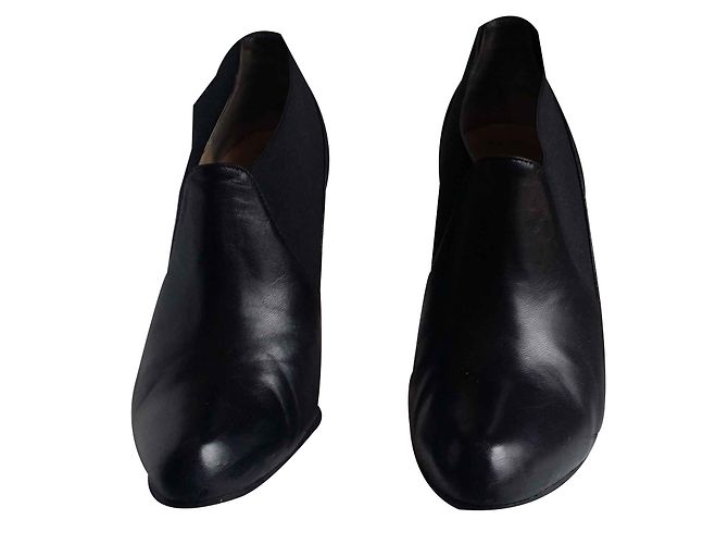 Stivaletti Christian Louboutin in pelle nera Nero - vista 2