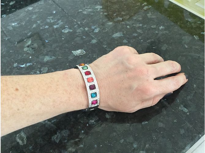 Autre Marque Oliver Weber Armband mit Swarovski Elementen Mehrfarben - Ansicht 6