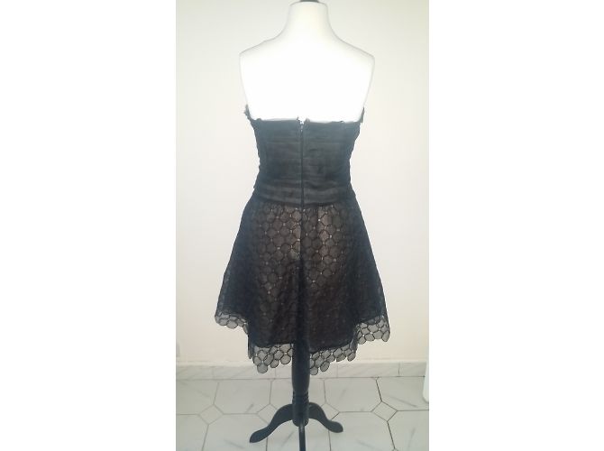 Schwarzes Kleid von Bcbg Max Azria aus Polyester - Ansicht 5