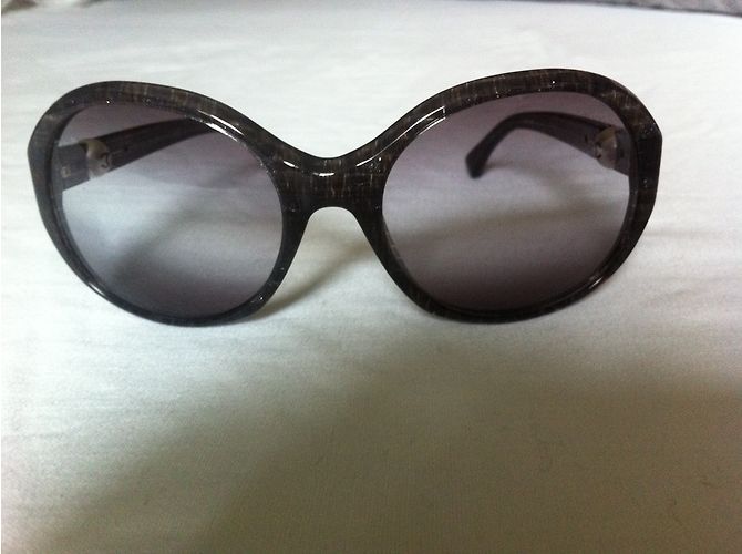 Gafas de sol Chanel Sublime Tweed Gris Redondas - vista 6