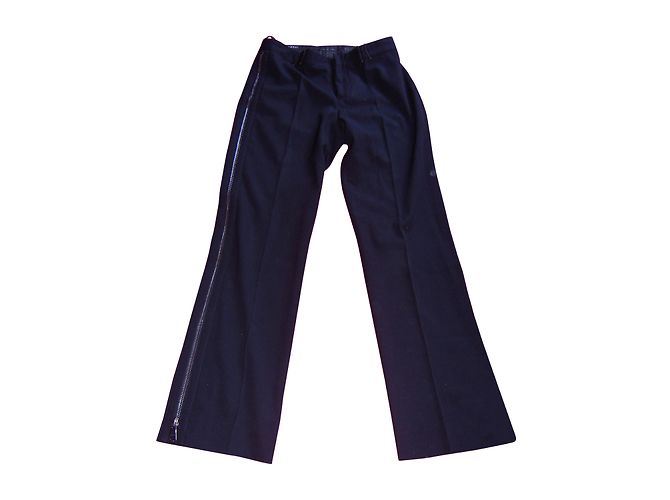 Gucci Hose aus schwarzer Wolle Größe 42 - Ansicht 2