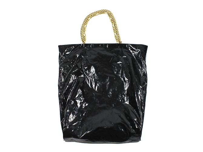 Lanvin Sacco di carta nero - vista 2