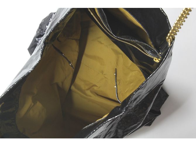 Lanvin Sacco di carta nero - vista 3