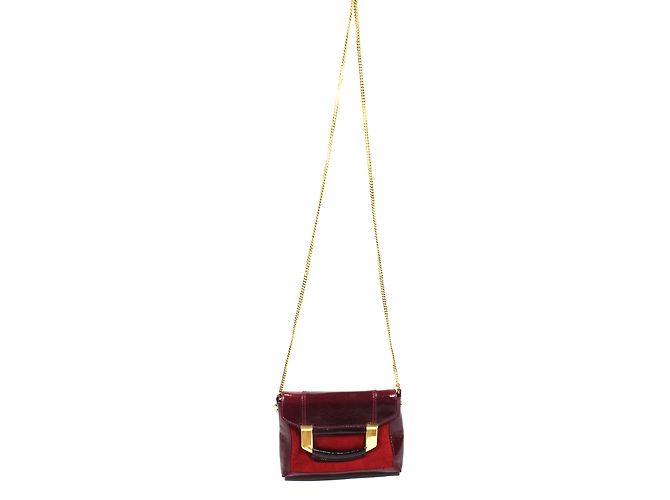 Milly Bolsa de couro e camurça - vista 3