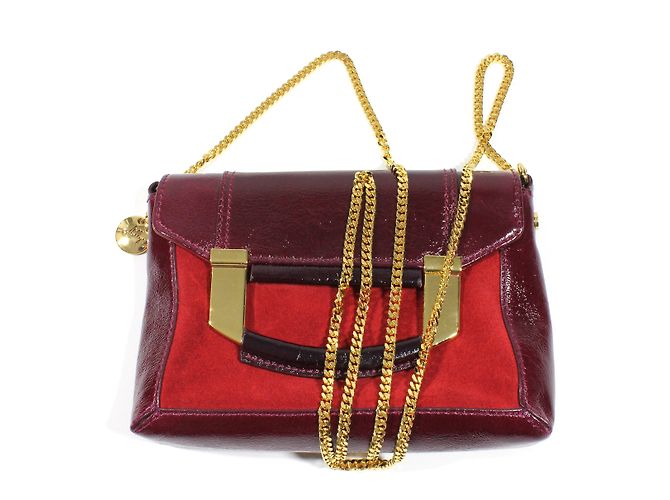 Milly Bolsa de couro e camurça - vista 4