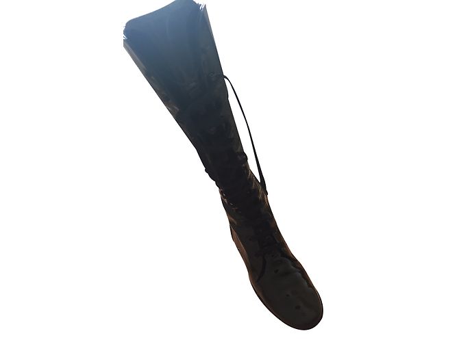 Botas de cuero negras Tod's Negro - vista 2