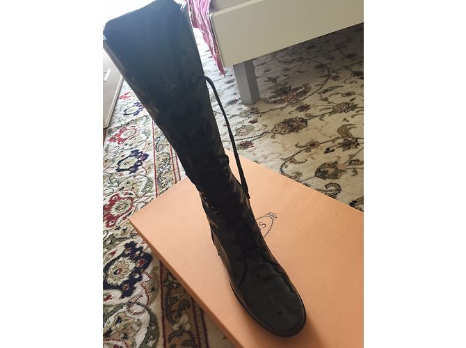 Botas de cuero negras Tod's Negro - vista 4