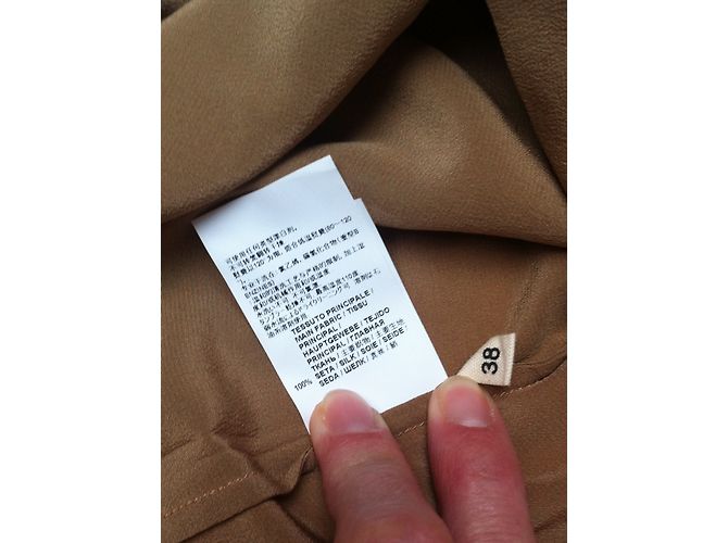 Camicetta Marni in seta bicolore con fiocco Multicolore - vista 5