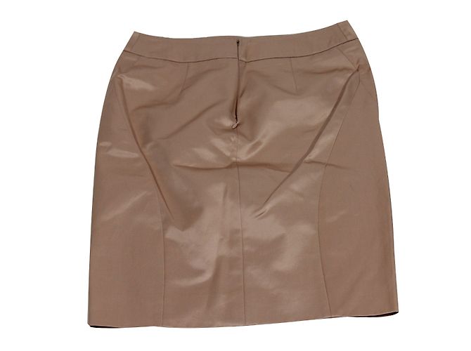 Gonna in raso Christian Dior rosa polvere - vista 2