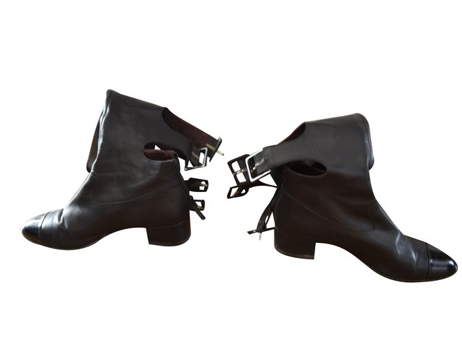 Chanel Stiefel Schwarz - Ansicht 2