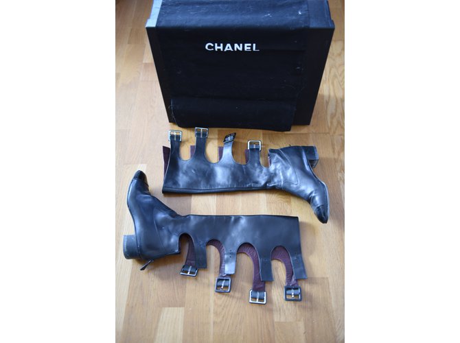 Chanel Stiefel Schwarz - Ansicht 3