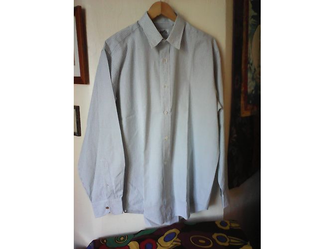 Hermès Camisa Azul - vista 4