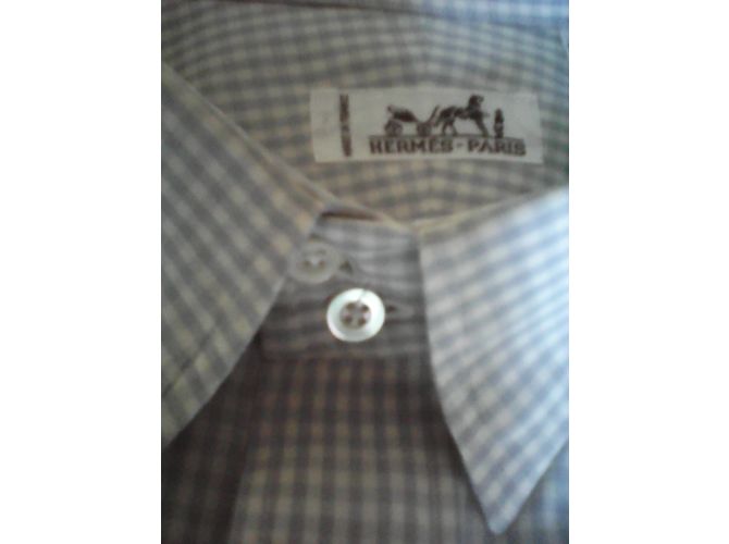 Hermès Camisa Azul - vista 7