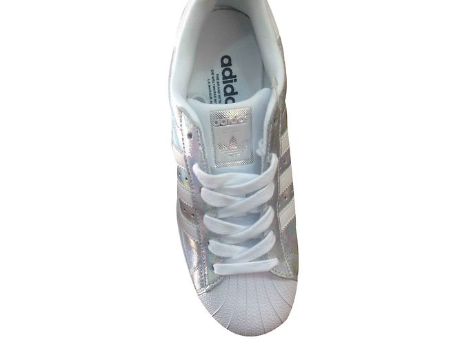 Adidas Superstar Sneaker Silber Grösse 38 - Ansicht 2