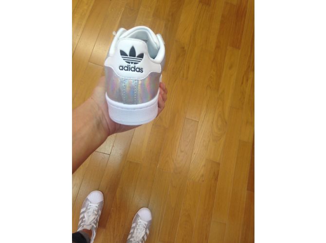 Adidas Superstar Sneaker Silber Grösse 38 - Ansicht 3